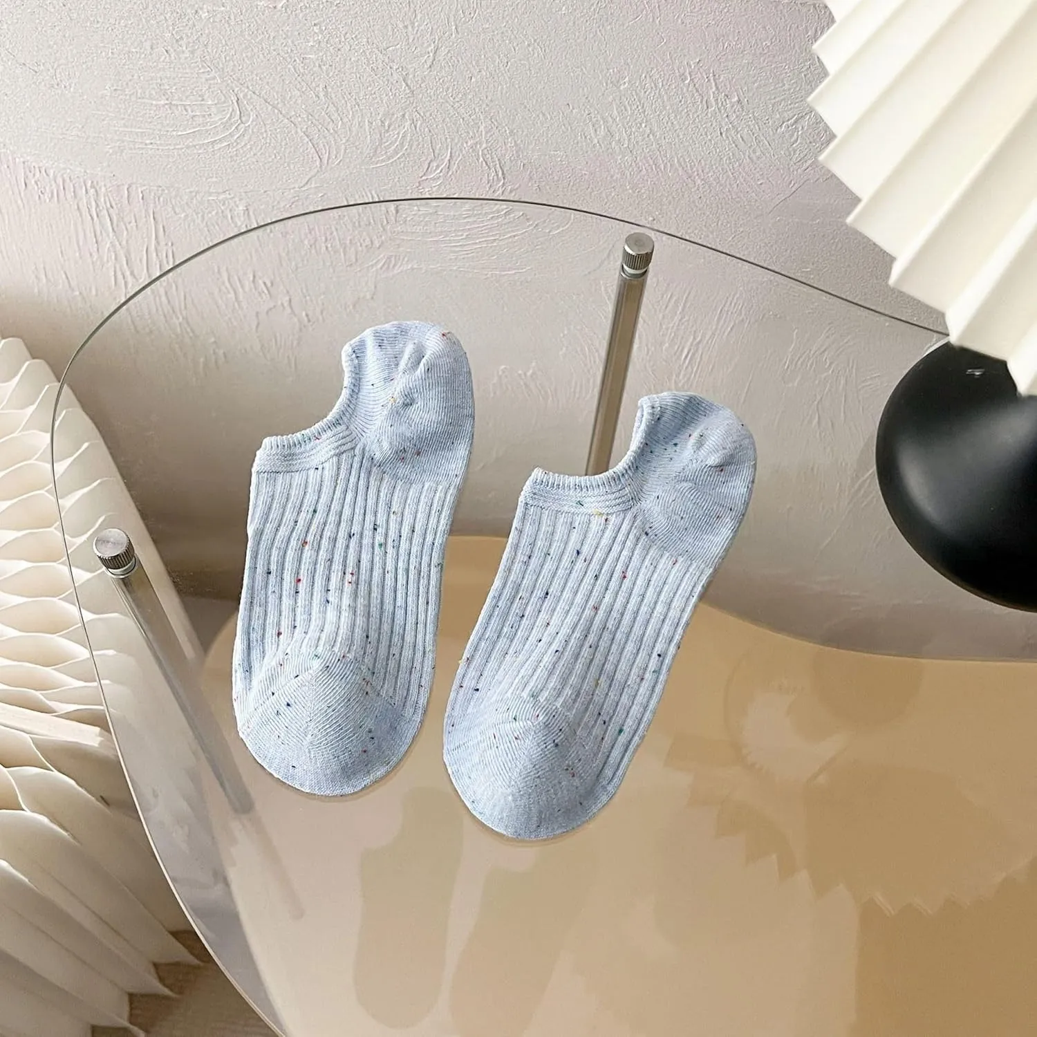 10 Pairs No Show Socks Womens - Non Slip Low Cut Ankle - Invisible Liner Socks for Casual & Formal Wear - Soft & Stretchable,Blue