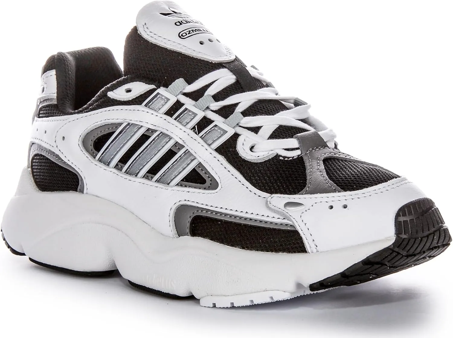 adidas Ozmillen Men's 90S Design Adiplus Cushioning Trainers (White Black, US 6.5)