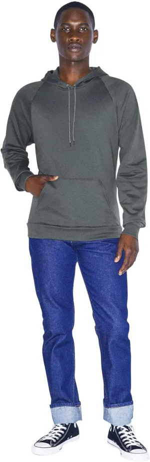 American Apparel Men's California Fleece Long Sleeve Pullover Hoodie