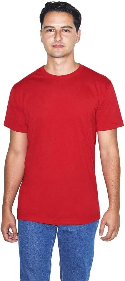 American Apparel Unisex 50/50 Crewneck Short Sleeve T-Shirt - USA Collection