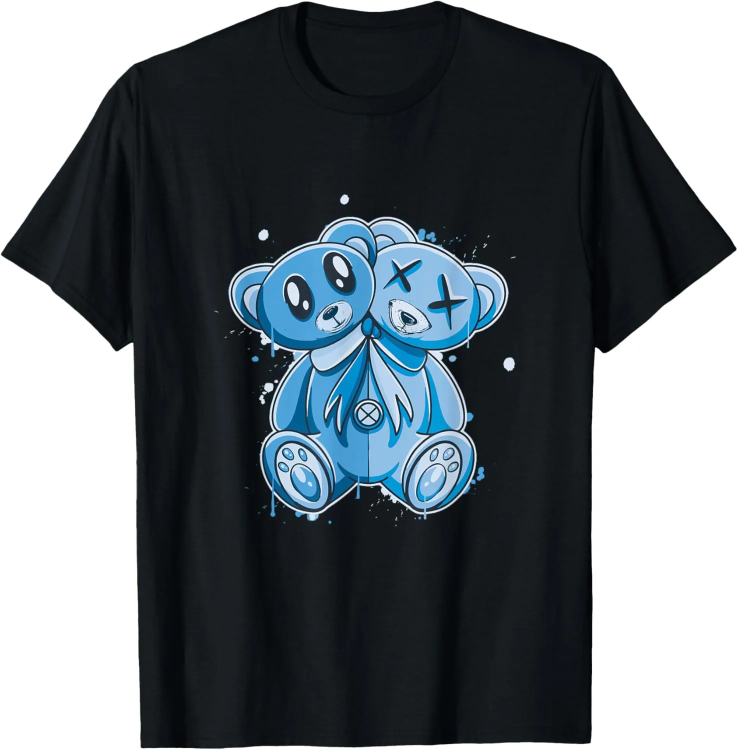 Blue Pick-a-side Blue Color Graphic T-Shirt