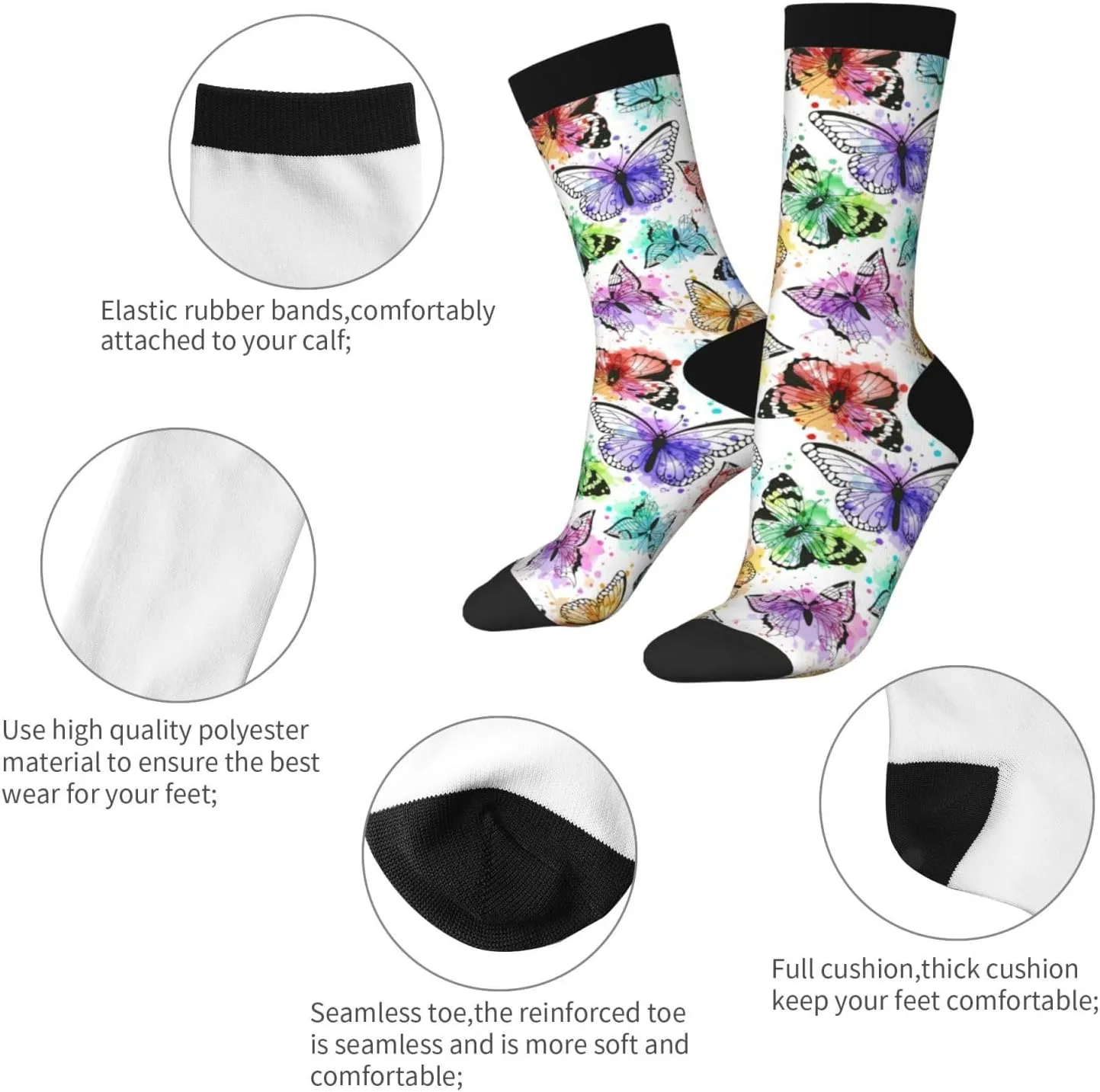 Casual Unisex Novelty Socks Fashion Comfortable Dress For Men Women