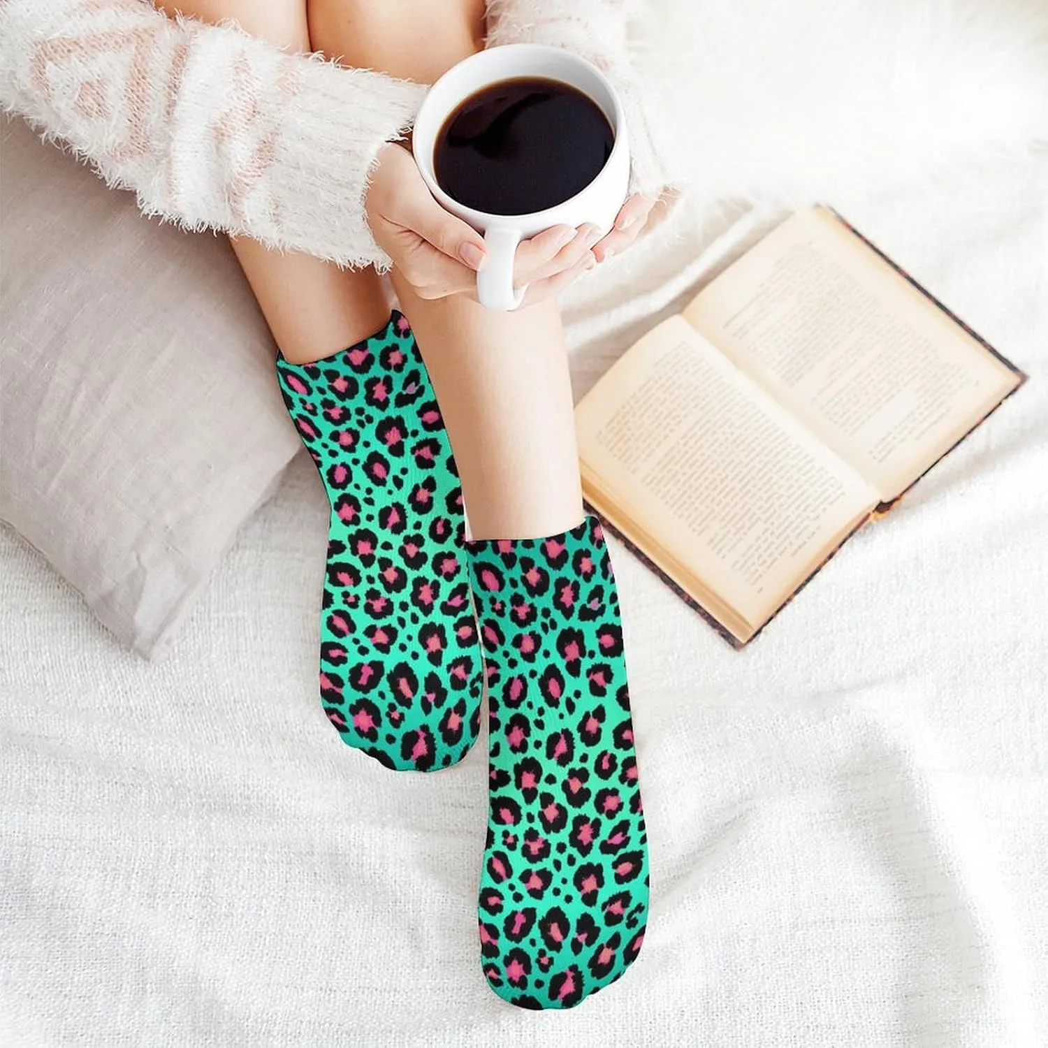 Fashion Socks Men & Women Soft Hiking Running Decor Dress Low Cut Ankle Socks 5 Pairs