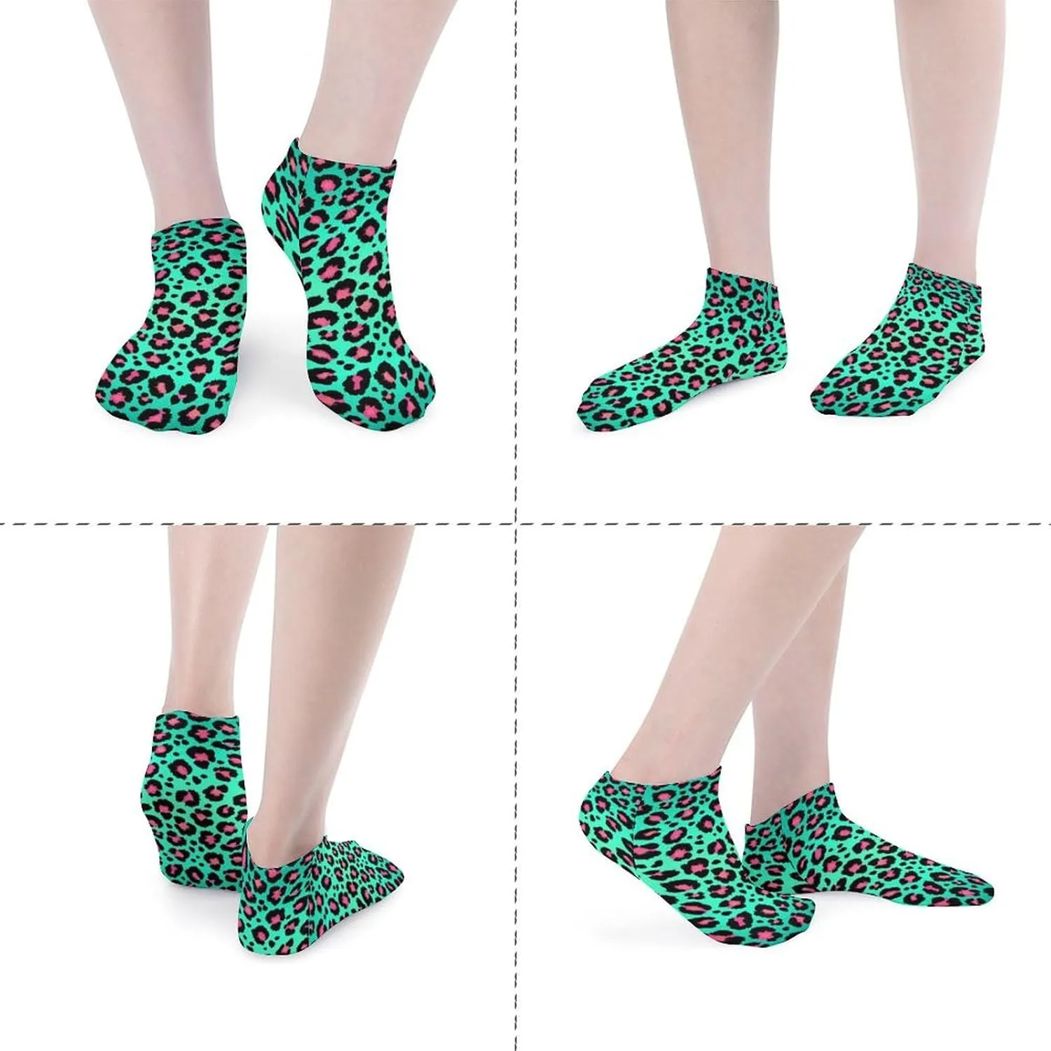 Fashion Socks Men & Women Soft Hiking Running Decor Dress Low Cut Ankle Socks 5 Pairs