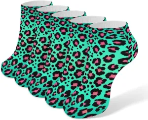 Fashion Socks Men & Women Soft Hiking Running Decor Dress Low Cut Ankle Socks 5 Pairs