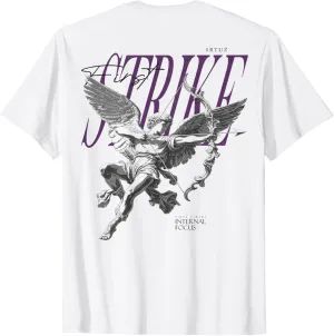 Hip Hop Vintage Edgy Urban Y2K Back Print Streetwear Angel T-Shirt