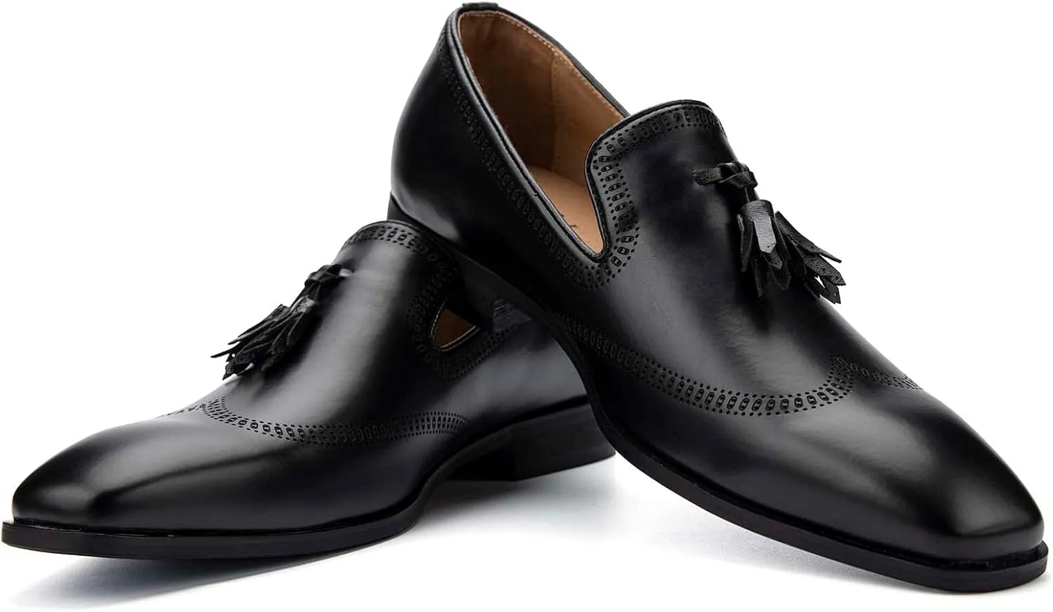 JITAI Mens Loafers Shoes Slip On Driving Shoes Casual Dress Loafer Business Fashion Shoes