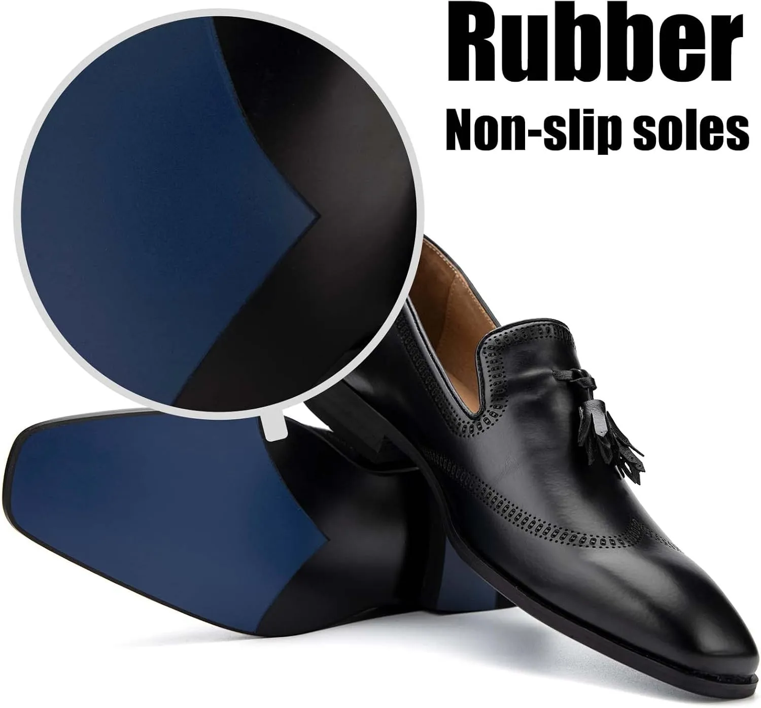 JITAI Mens Loafers Shoes Slip On Driving Shoes Casual Dress Loafer Business Fashion Shoes