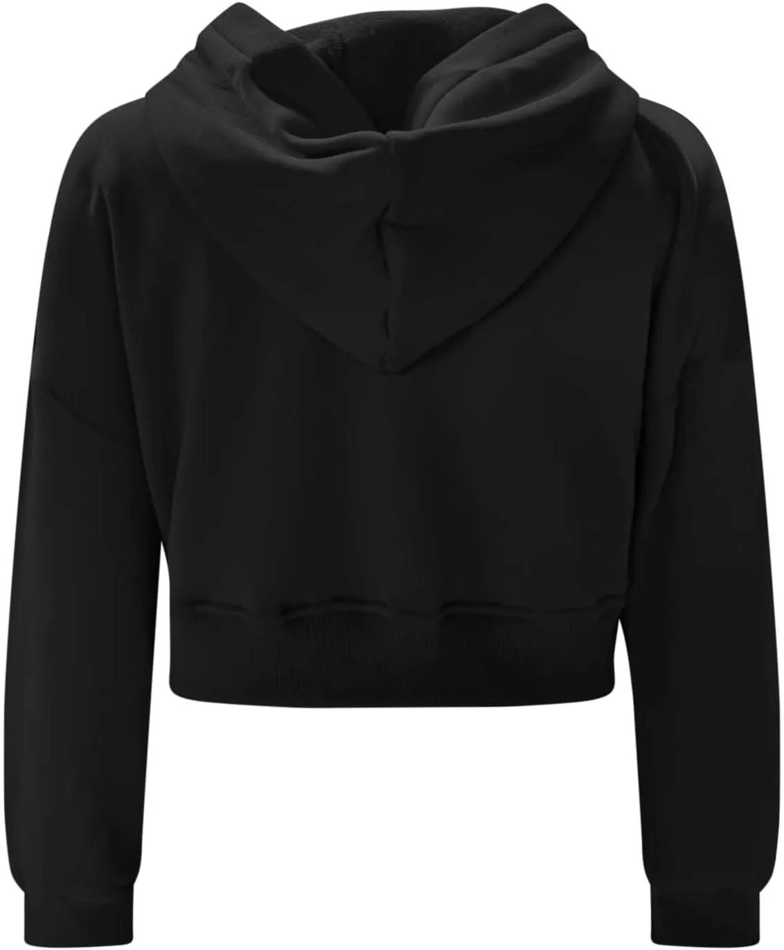 Long Sleeve Oversized Half Zipper Cropped Sweatshirts for Women Winter V Neck Pullover Tunic Teen Tops Clothes