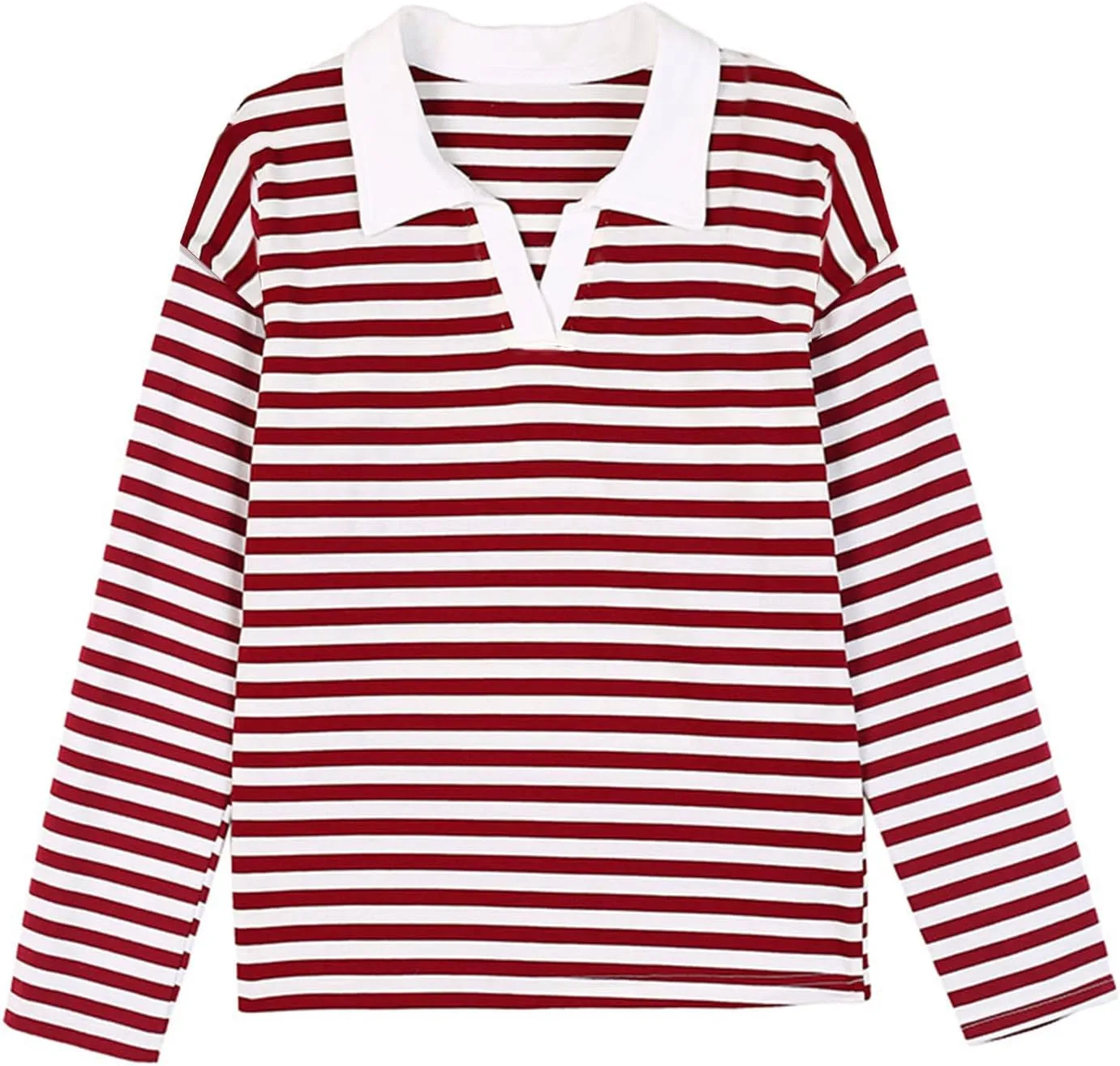 Long Sleeve Striped Oversized Hoodies Sweatshirts For Women Winter Cowl Neck Long Sleeve Pullover Teen Tops Clothes