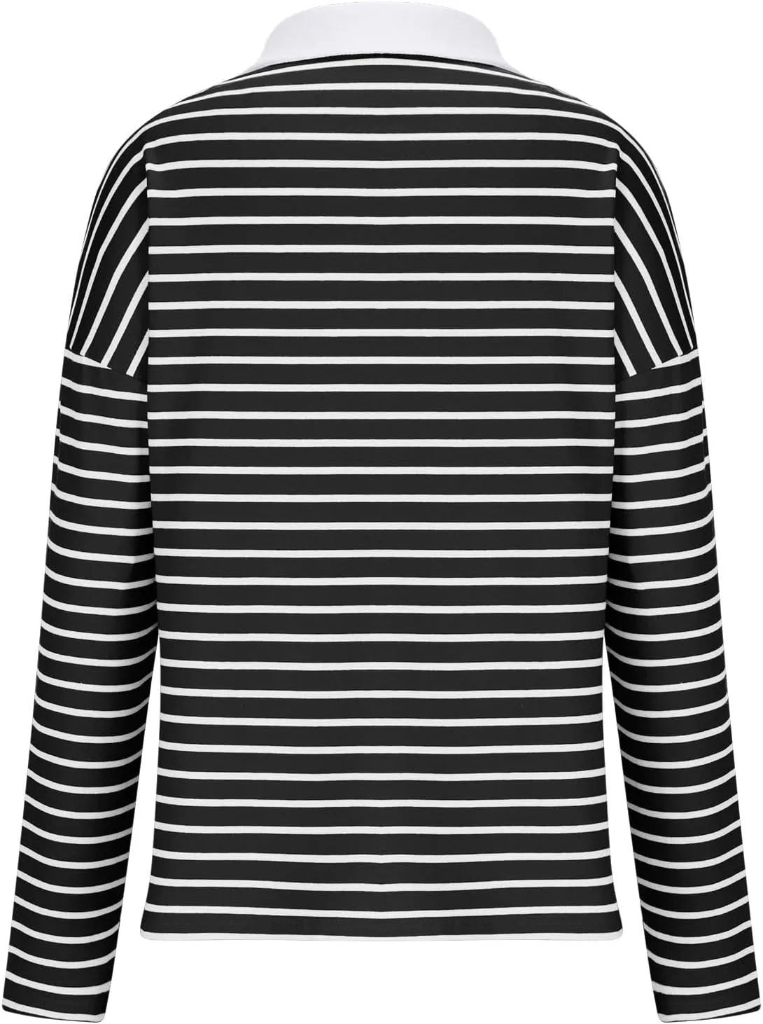 Long Sleeve Striped Oversized Hoodies Sweatshirts For Women Winter Cowl Neck Long Sleeve Pullover Teen Tops Clothes