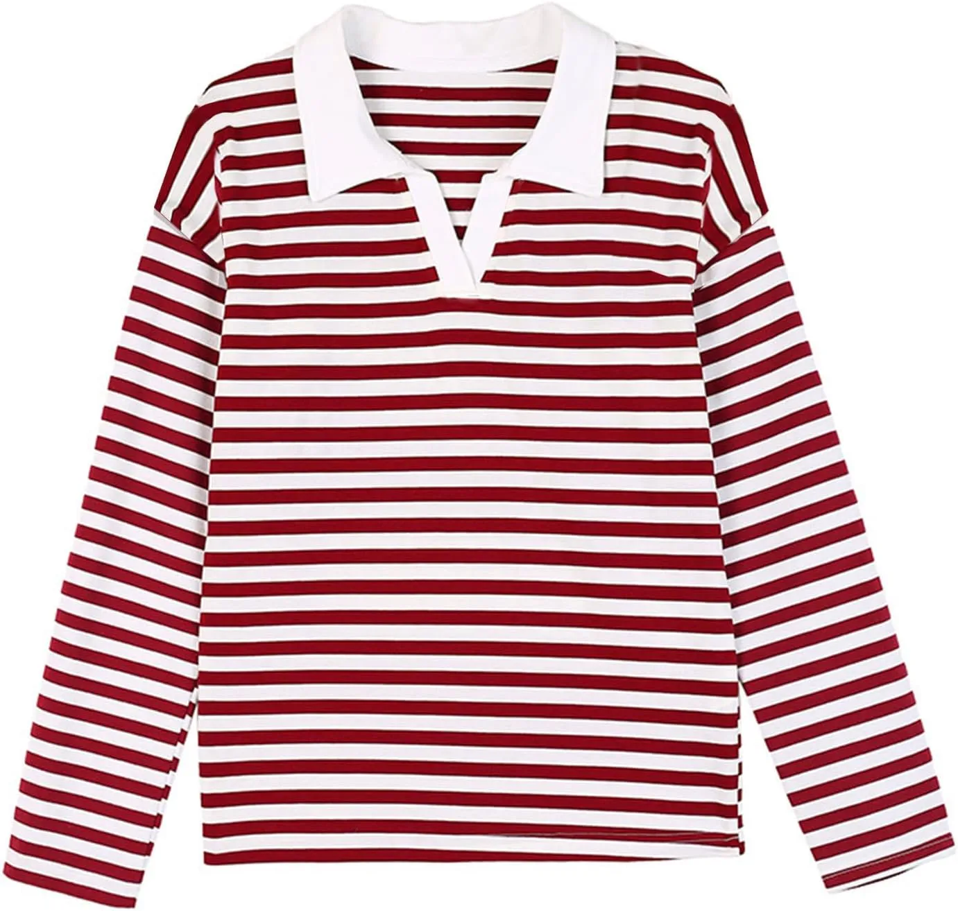 Long Sleeve Striped Oversized Hoodies Sweatshirts For Women Winter Cowl Neck Long Sleeve Pullover Teen Tops Clothes