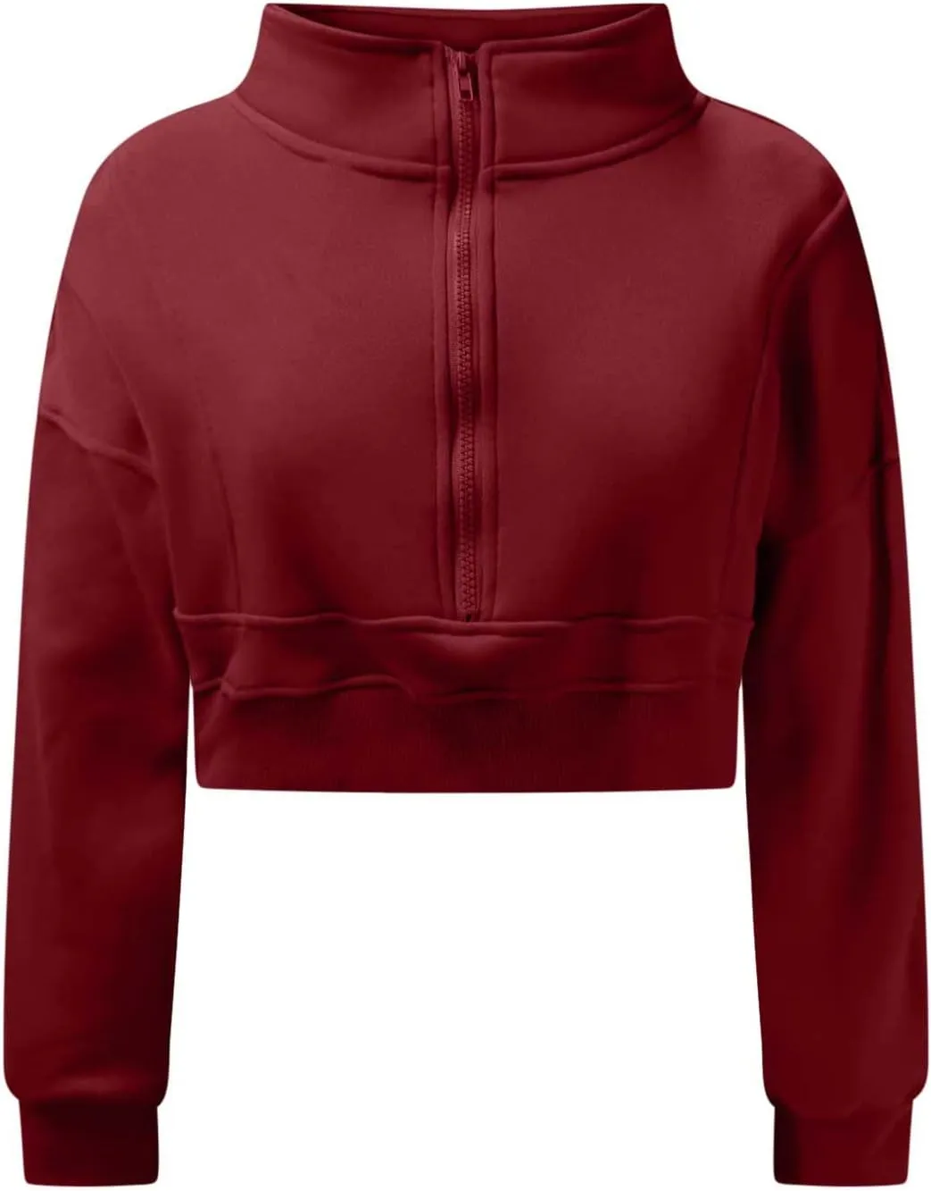 Long Sleeve Women Casual V Neck Pullover Tunic 2024 Winter SweatshirtsPlus Size Comfy Clothes with Thumb Hole