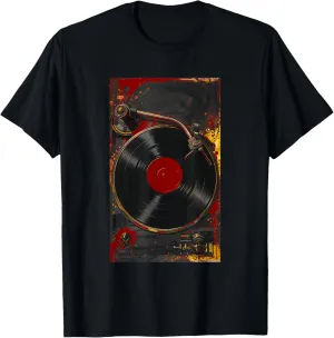 Maroon Burgundy For The Record Maroon Graphic T-Shirt