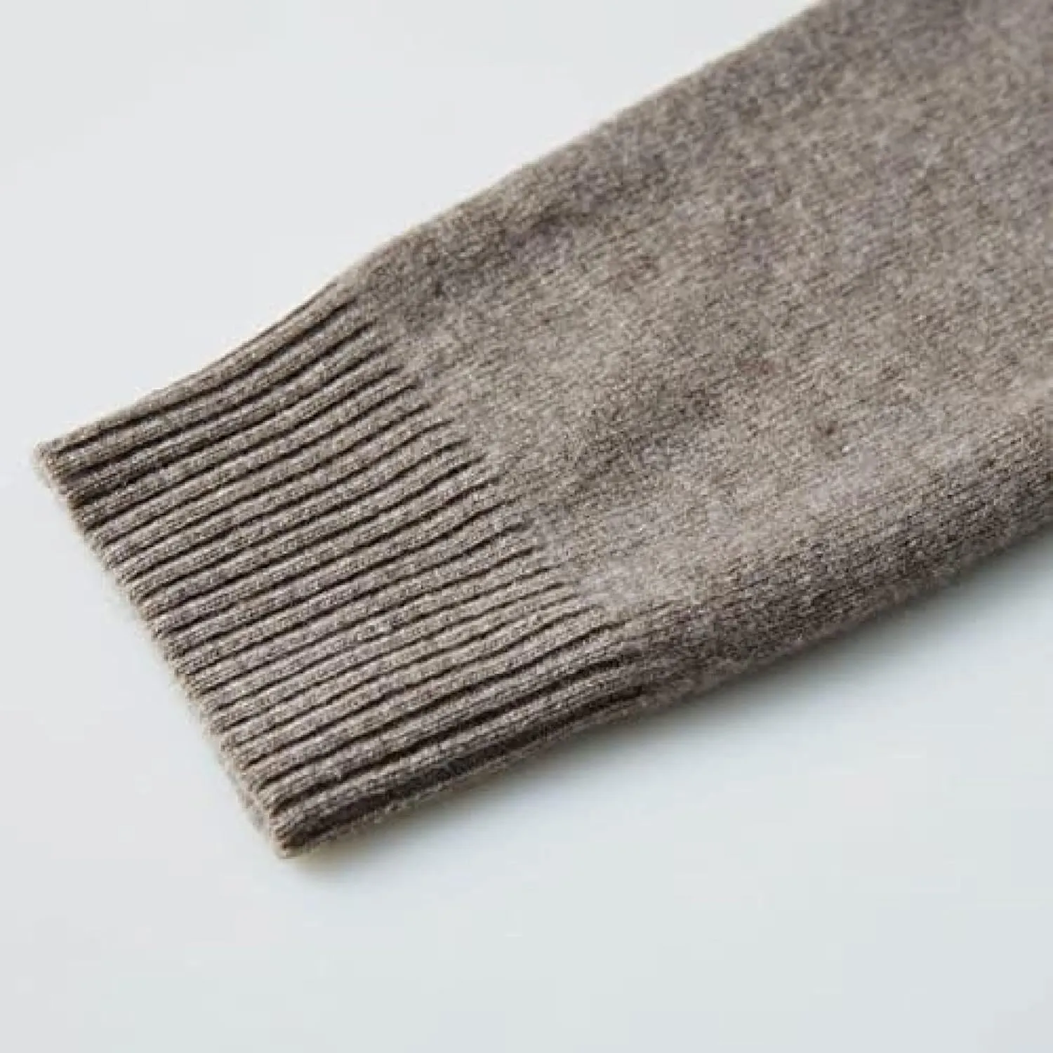 Men's V-Neck Cardiagn Sweater Wool Fall Winter Warm Soft Knitted Pullover Long Sleeve Sweater,Tan,Medium