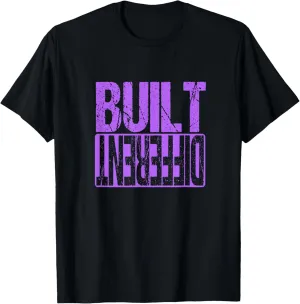 Purple Built Different Purple Color Graphic Purple T-Shirt