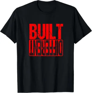 Red Built Different Red Color Graphic Red T-Shirt
