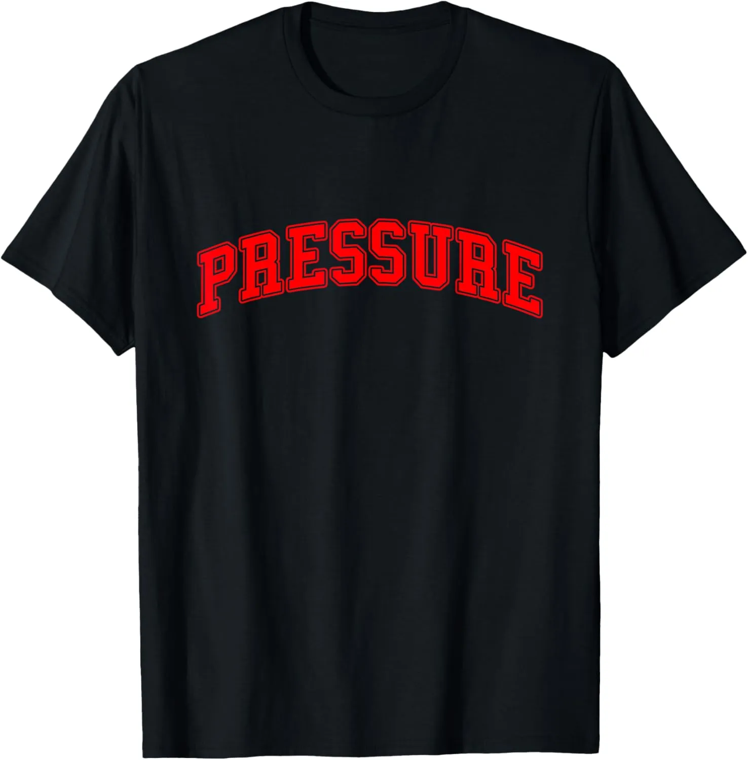 Red Pressure Red Color Graphic T-Shirt