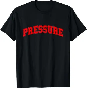 Red Pressure Red Color Graphic T-Shirt