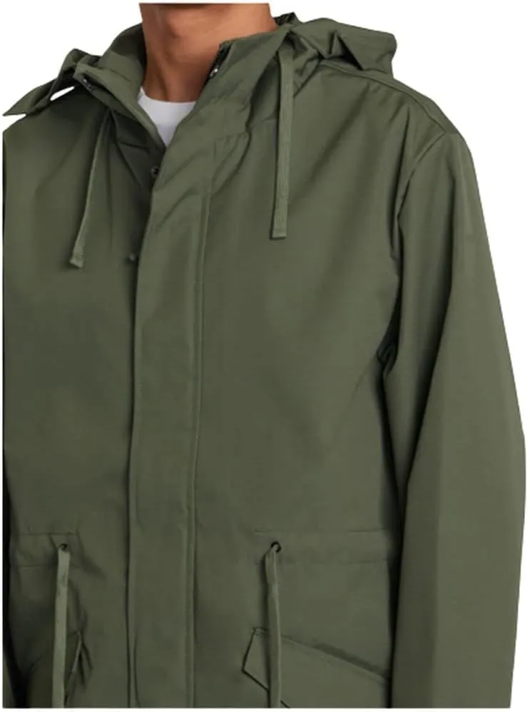 RVCA Mens Waterproof Raincoat