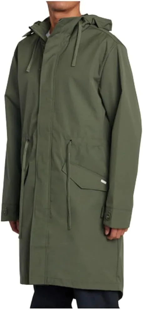 RVCA Mens Waterproof Raincoat