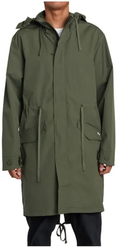 RVCA Mens Waterproof Raincoat