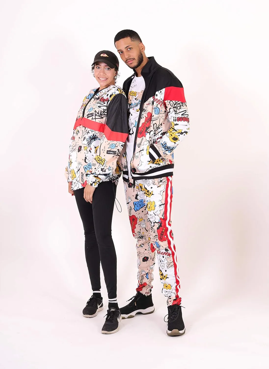 Screenshotbrand Lightweight Hooded Water Resistant Windbreaker - Zip-up Fashion Map Print Rain Jacket