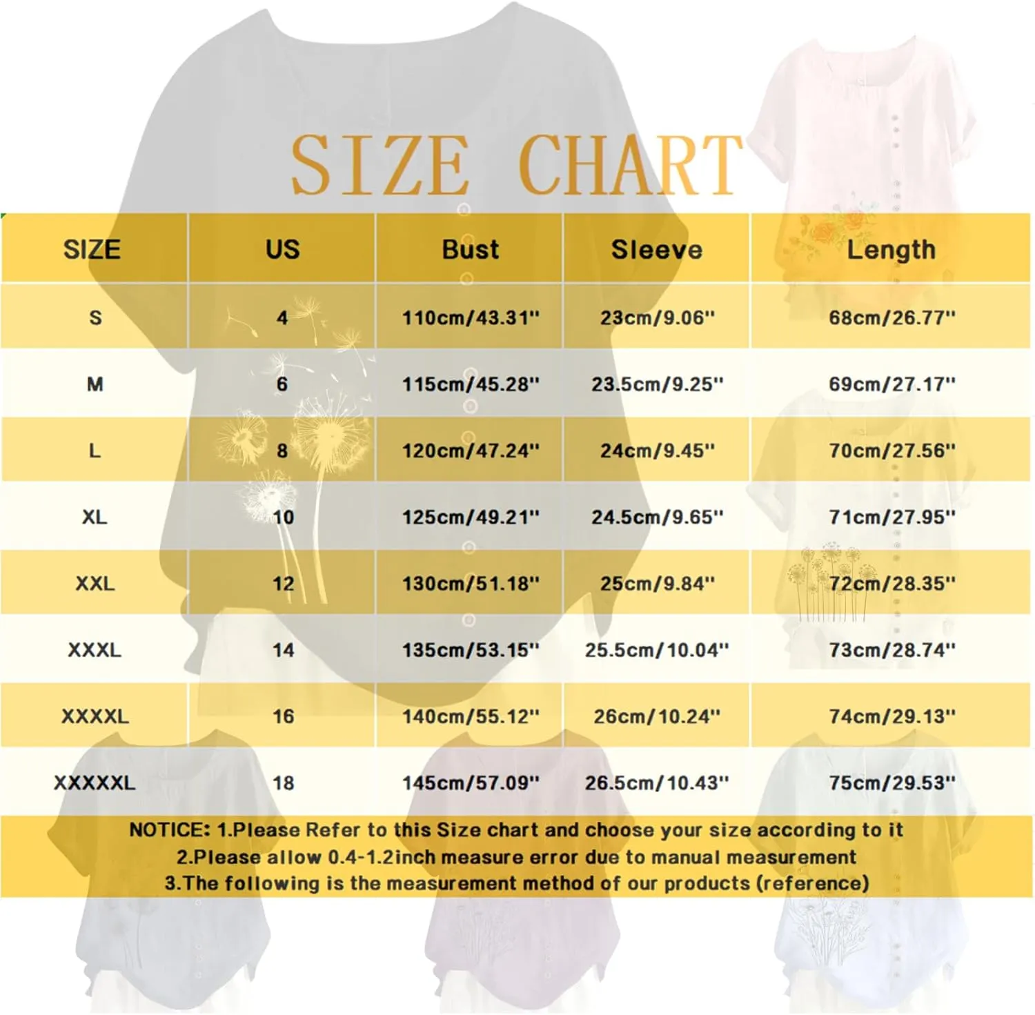 Shirts for Women Cotton and Linen Top Fashionable Round Neck Street Style Simple Printed Short Sleeved Shirt Button Down