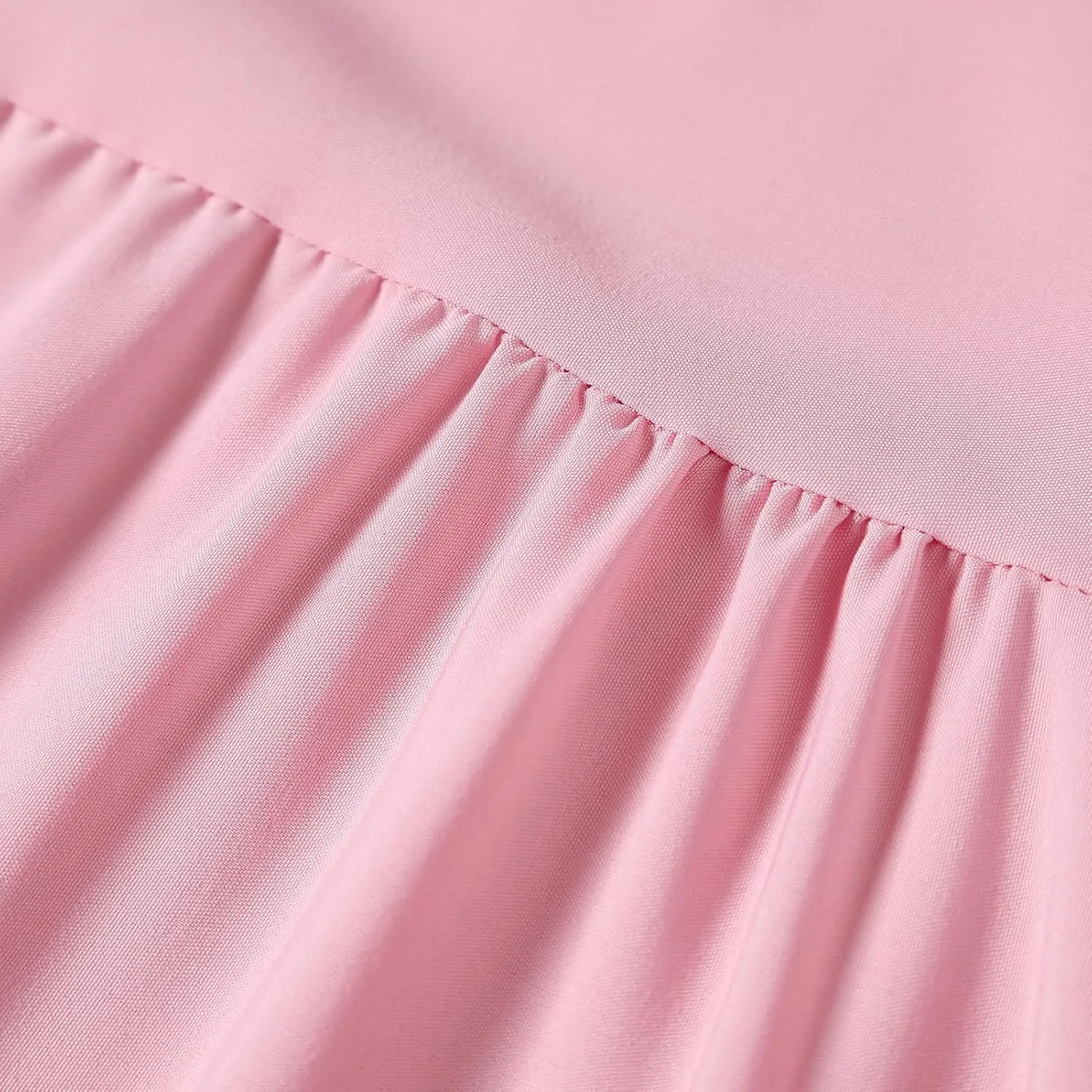 Summer Dresses for Women 2023,Plus Size Casual Cute Babydoll Dress,Tiered Ruffle Flowy Boho Beach Sundress
