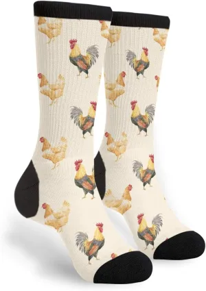 Unisex Novelty Crew Socks Casual Funny Crazy Dress Socks