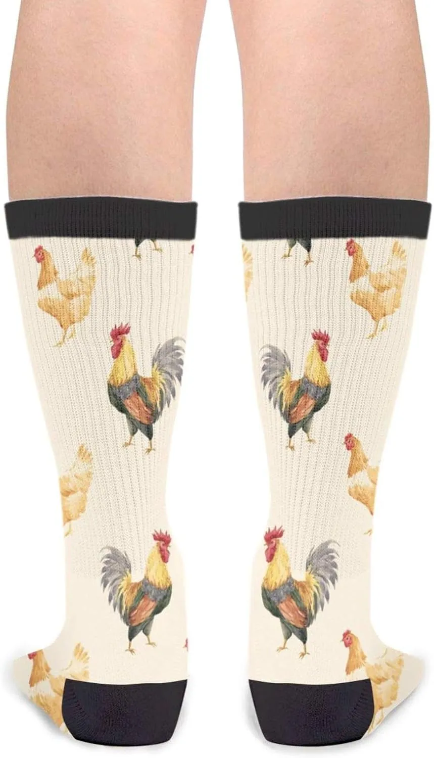 Unisex Novelty Crew Socks Casual Funny Crazy Dress Socks
