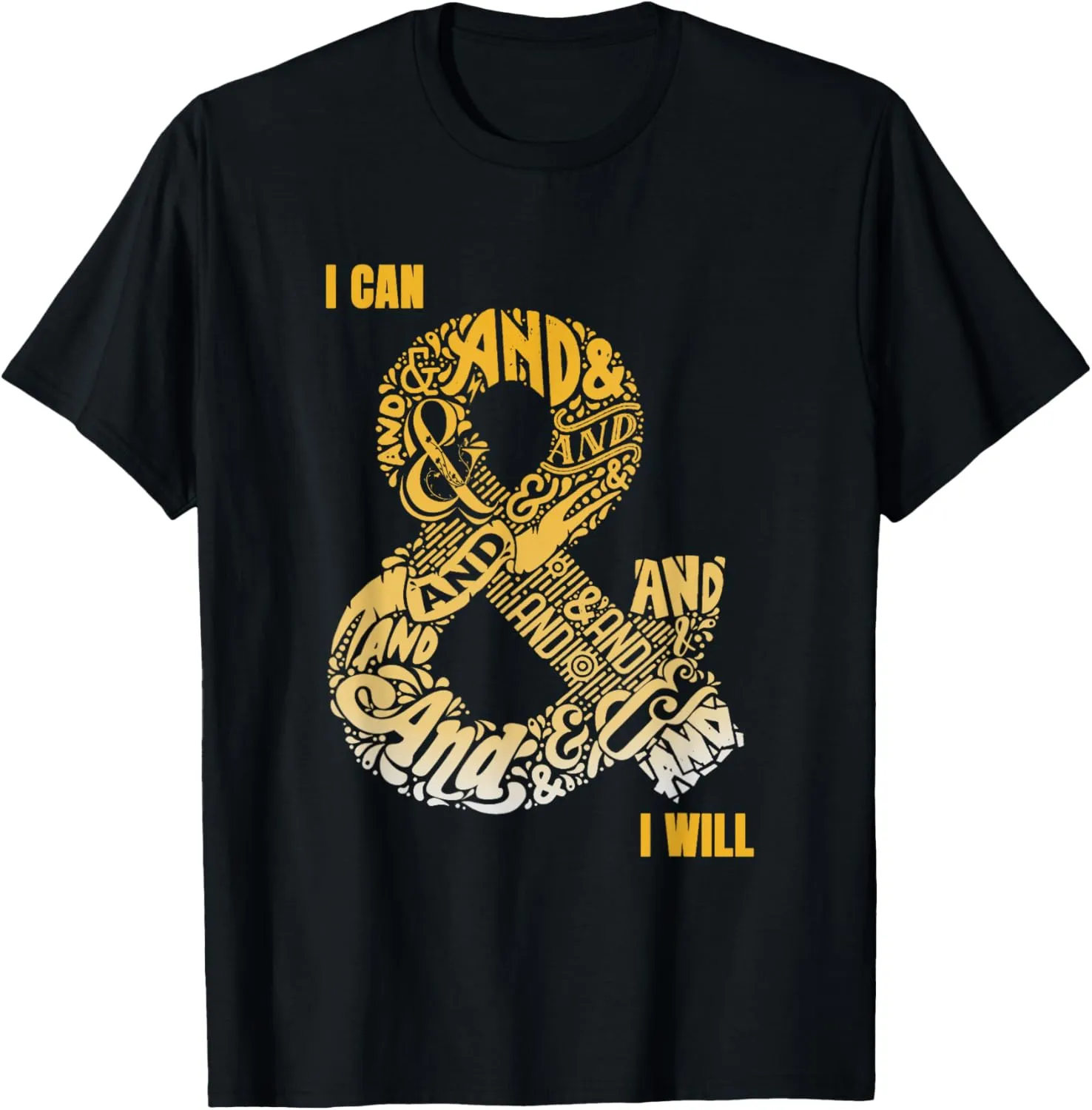 University Varsity-Gold Can & Will Varsity-Gold Yellow T-Shirt