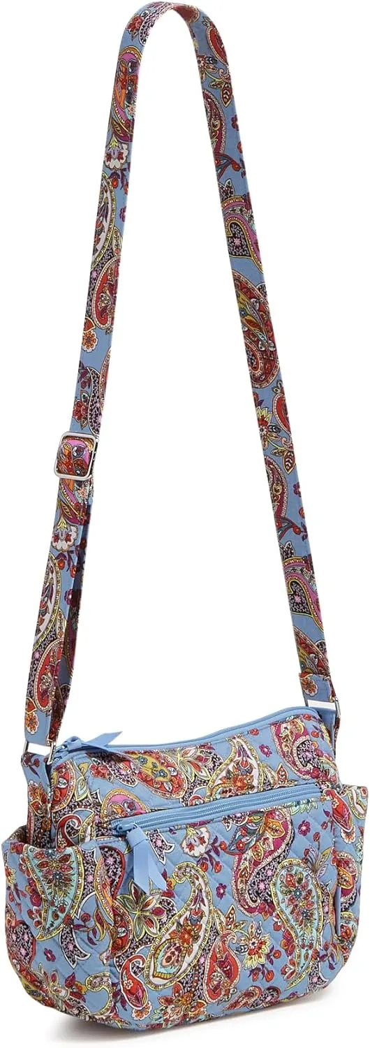 Vera Bradley Women's Cotton on The Go Crossbody Purse