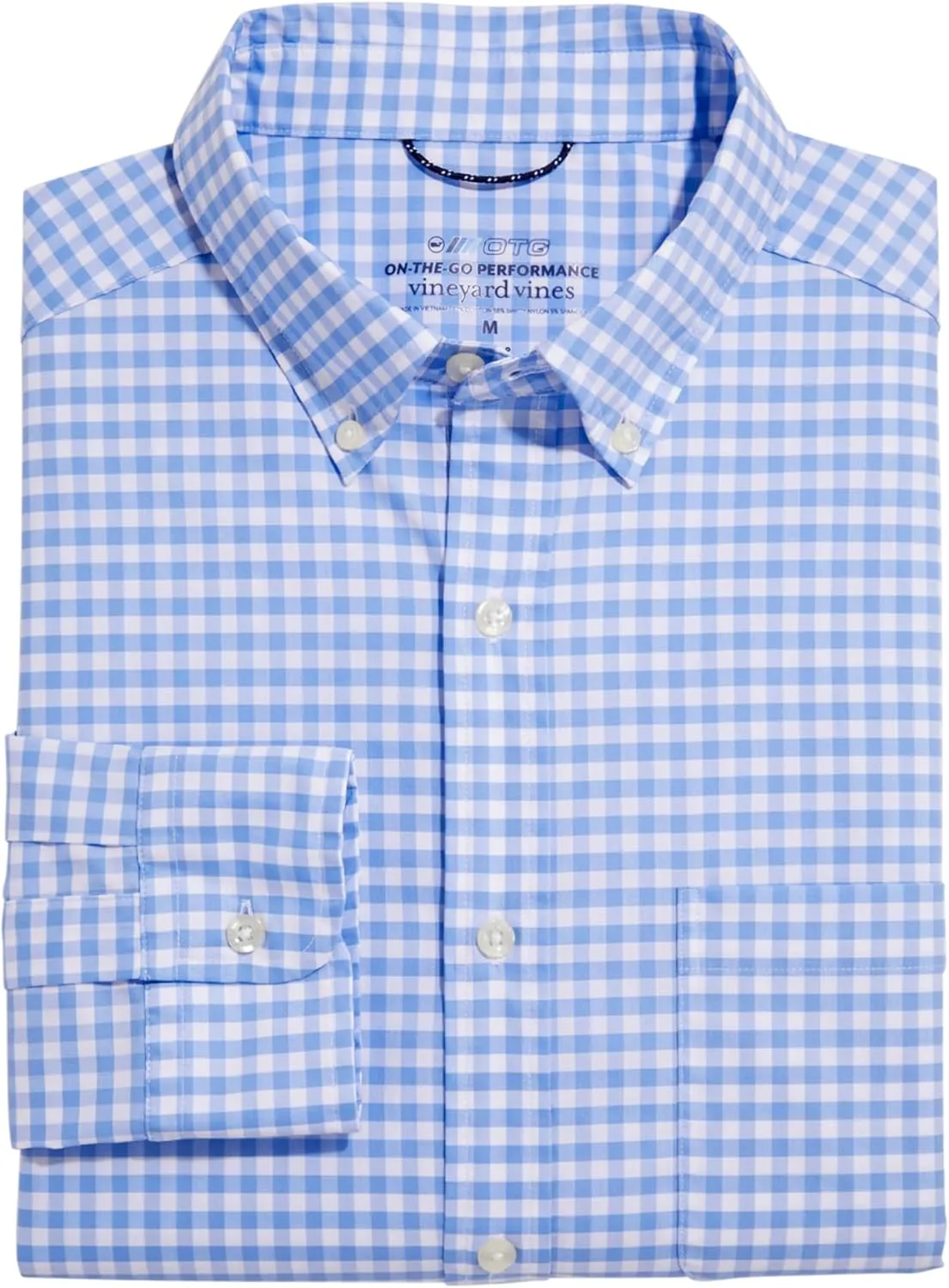 vineyard vines Men's On-The-go Brrr Gingham Shirt