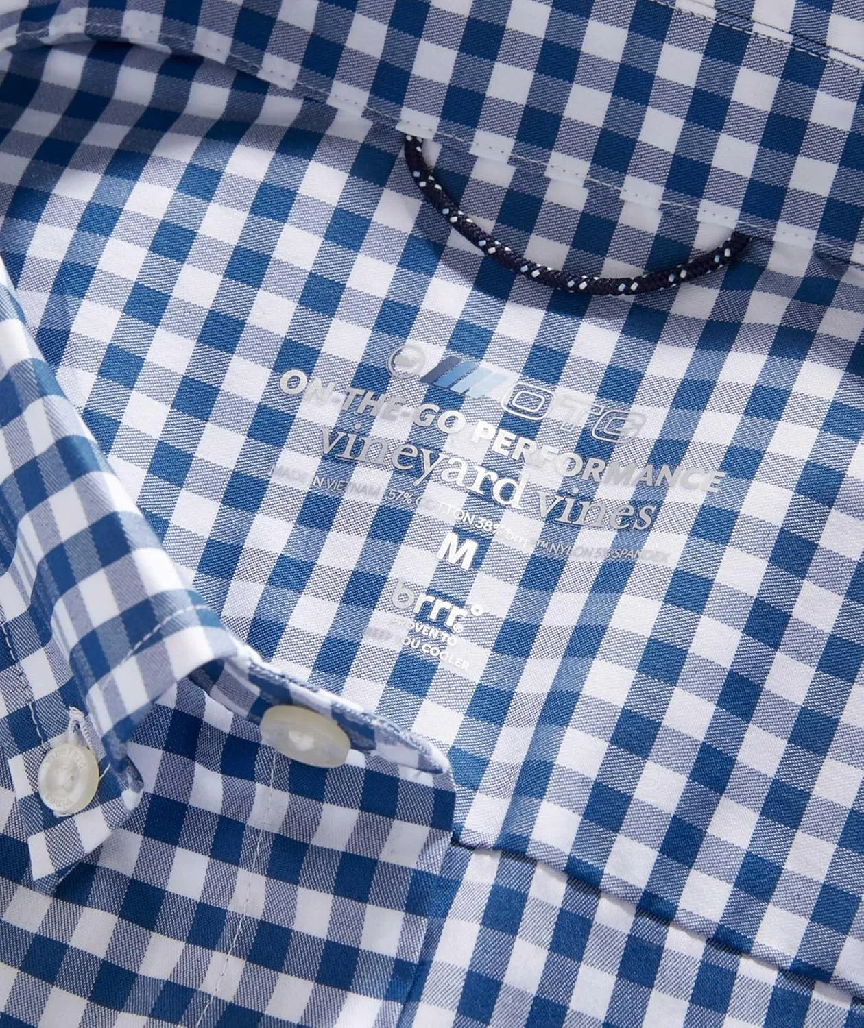 vineyard vines Men's On-The-go Brrr Gingham Shirt