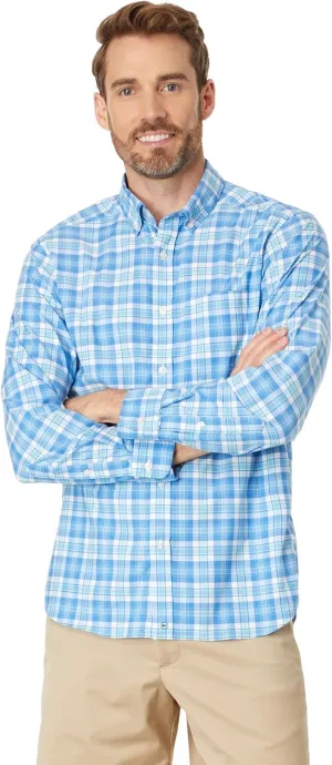 vineyard vines Men's On-The-go Brrr Gingham Shirt