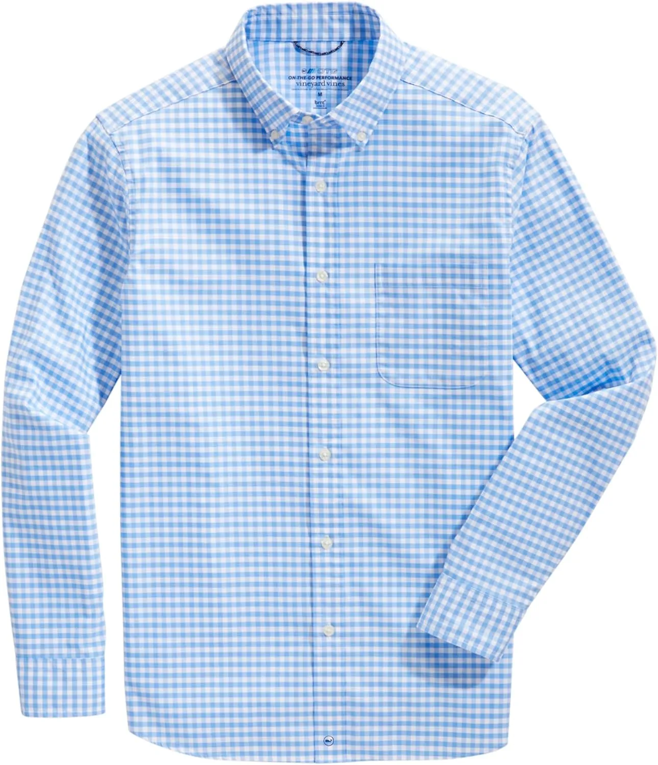 vineyard vines Men's On-The-go Brrr Gingham Shirt