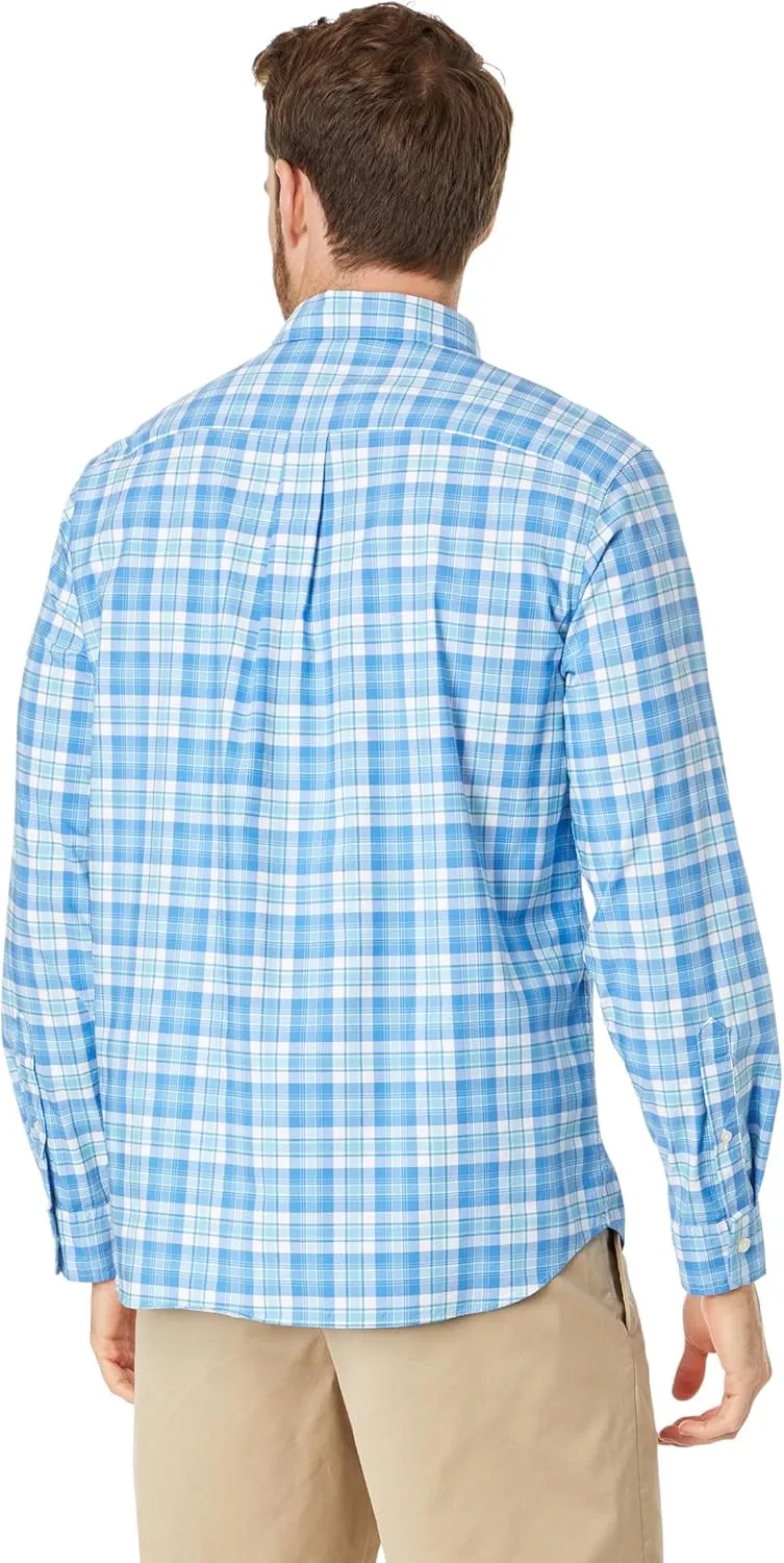vineyard vines Men's On-The-go Brrr Gingham Shirt