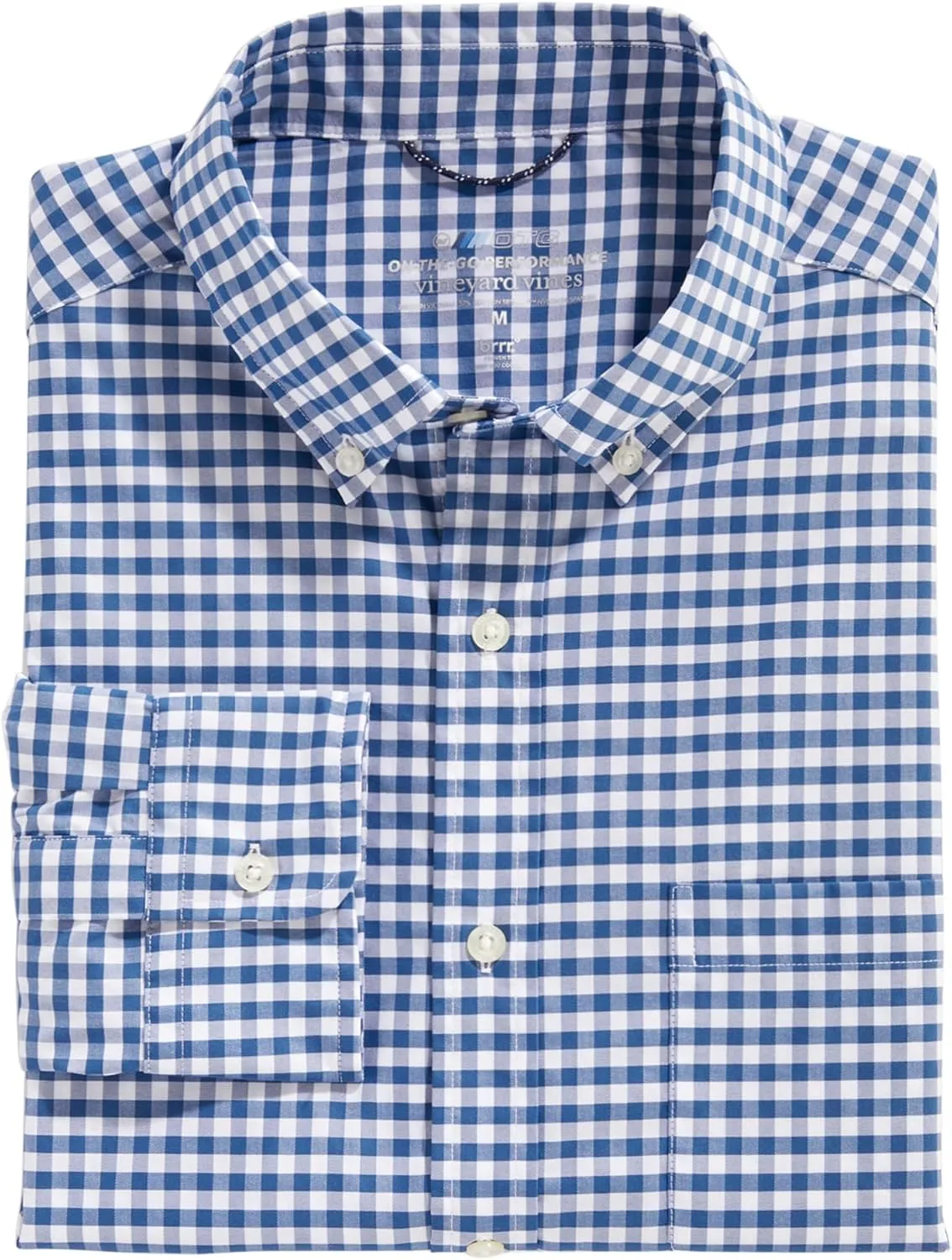 vineyard vines Men's On-The-go Brrr Gingham Shirt