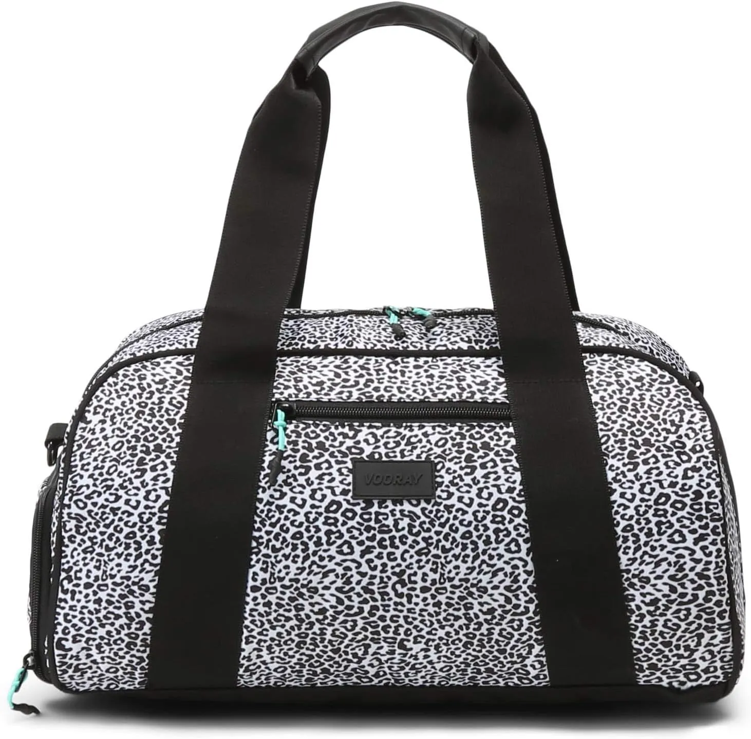 Vooray 23L Burner Gym Duffel Bag  Travel Bag for Women and Men, Sports Gym Bag with Shoe Compartment, Weekender Bag, Overnight Bag, Travel Tote Bags for Sports and Workout, Leopard, One Size