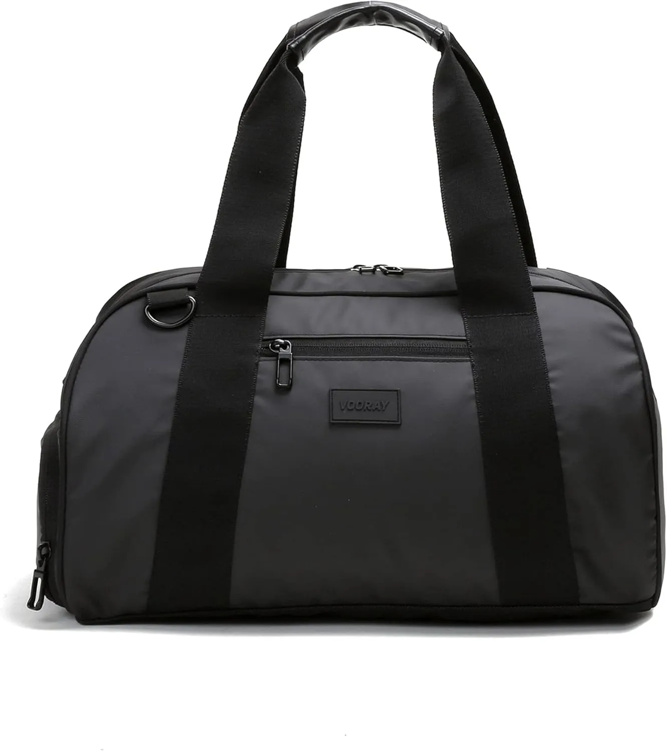 Vooray 23L Burner Gym Duffel Bag  Travel Bag for Women and Men, Sports Gym Bag with Shoe Compartment, Weekender Bag, Overnight Bag, Travel Tote Bags for Sports and Workout, Matte Black, One Size, One