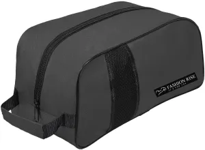 Waterproof Sports Boot/Shoe/Travel Bag for Football Cricket Rugby Golf Toiletry Gym for Boy/Girl Men/Women (Grey)