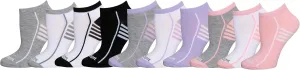 WILSON Women's 10 Pack No Show Socks