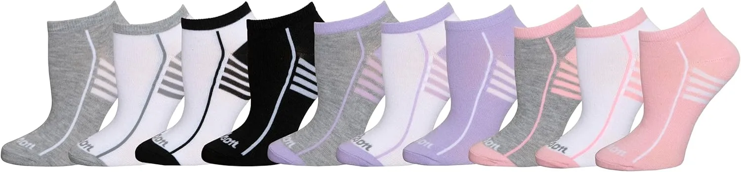 WILSON Women's 10 Pack No Show Socks