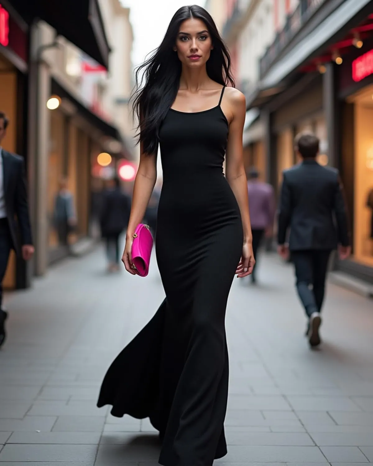 Women Bodycon Maxi Dresses Sleeveless Spaghetti Strap Long Elegant Tight Mermaid Dress