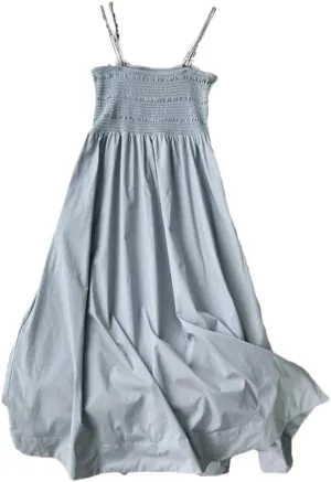 Women Lace-Up Strap Dress Adjustable Collar Summer Casual Beachwear Versatile Street Style Detachable Straps
