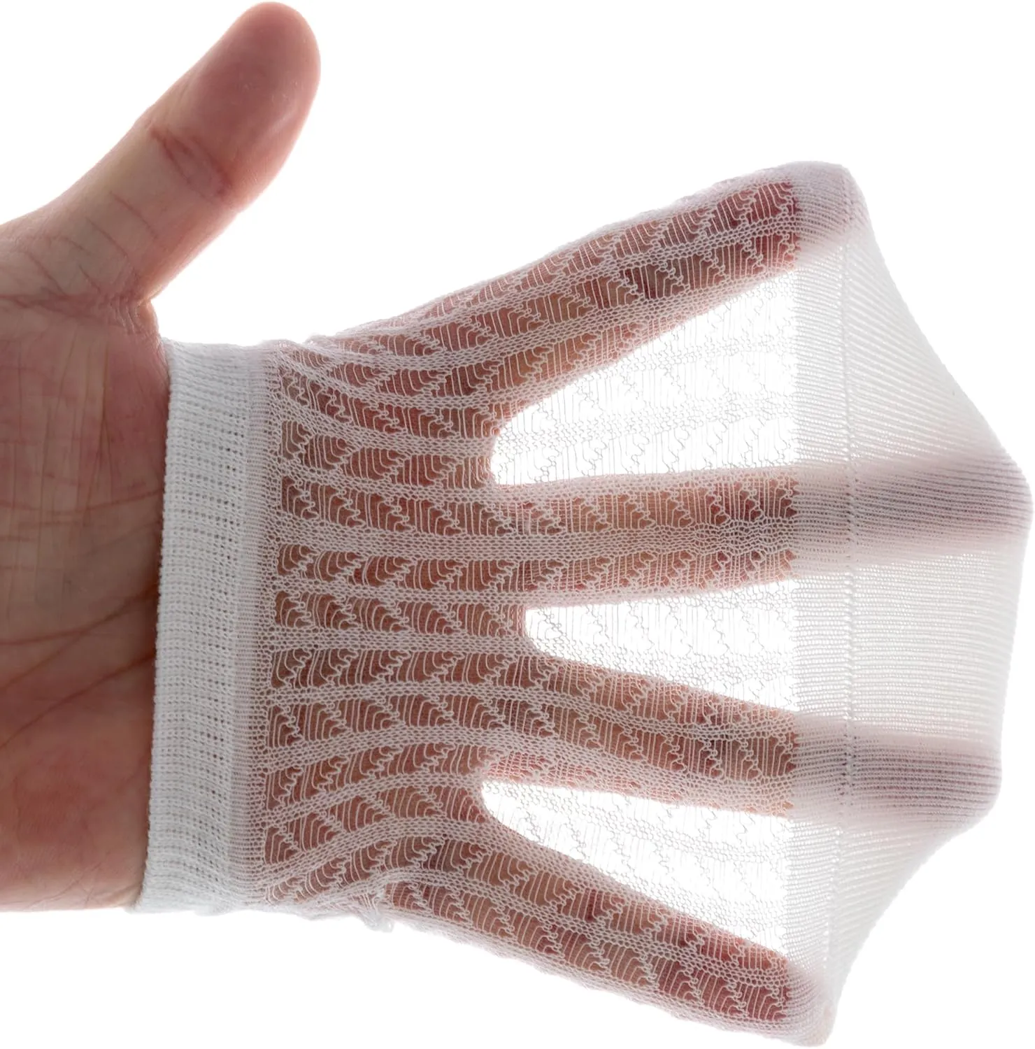 Women's Leaf Mesh No-Show Sheer Socks 6-Pack, Low-Cut Invisible Sock for Shoe Size 5-8