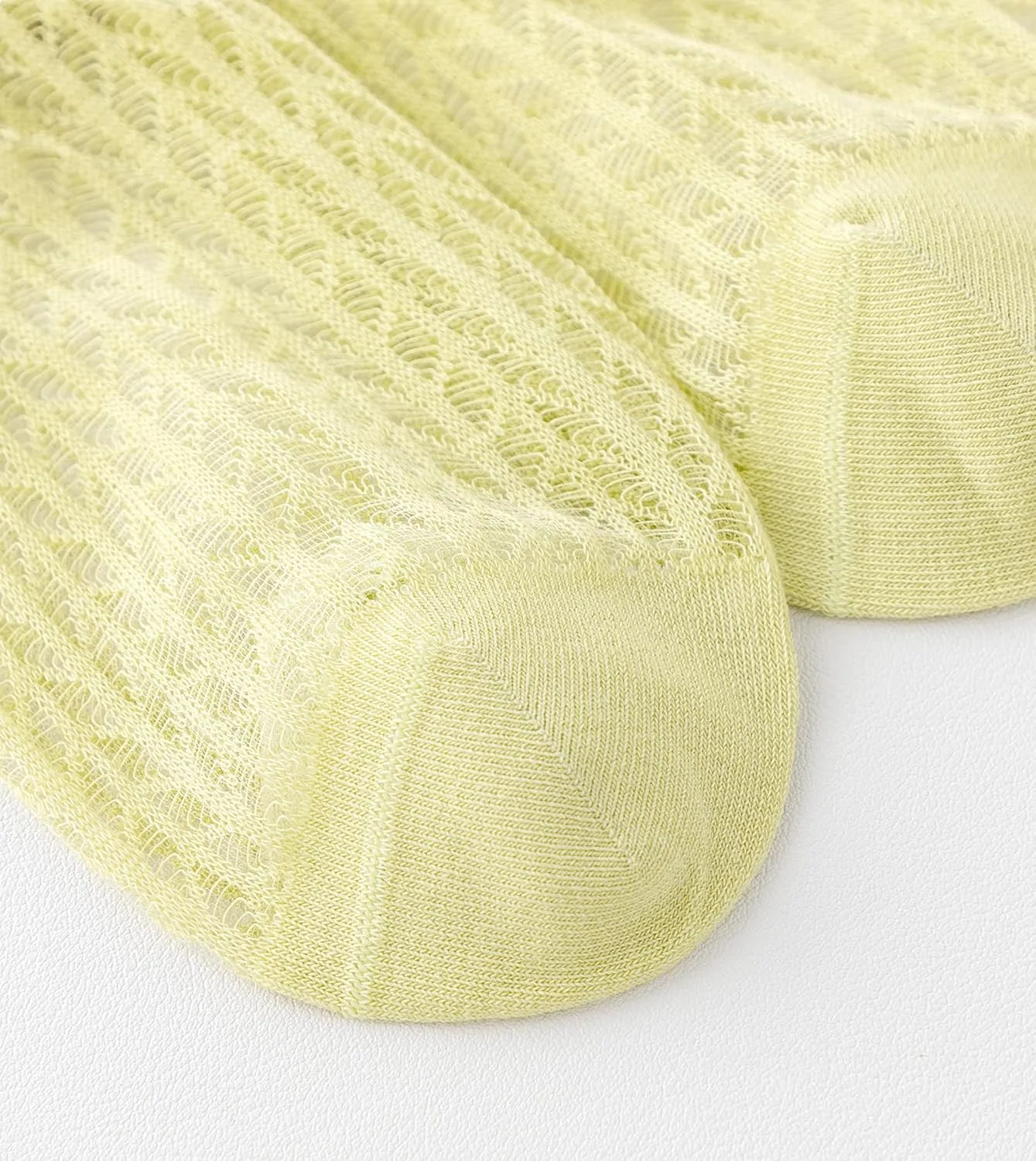 Women's Leaf Mesh No-Show Sheer Socks 6-Pack, Low-Cut Invisible Sock for Shoe Size 5-8