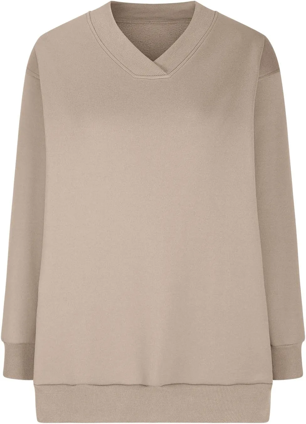 Womens Oversized Hoodies Sweatshirts Pullover Sweaters,Long Sleeve V Neck Casual Lucky Shirt Tunic Comfy Tops