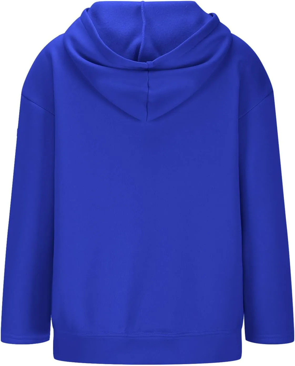 Women's Oversized Zipper V-Neck Hoodies Sweatshirt,Casual Fashion Long Sleeve Pullover Tunic Comfy Basic Tops